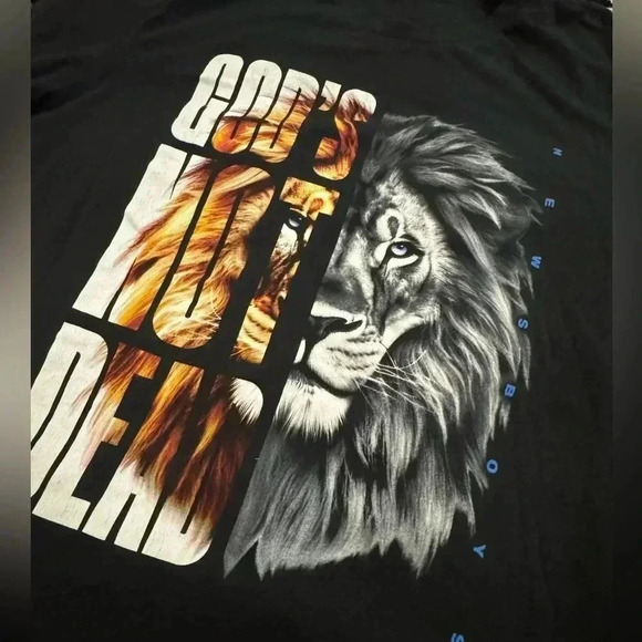 Gods Not Dead Newsboys Black Short Sleeve T-shirt Unisex XLarge - Picture 5 of 8